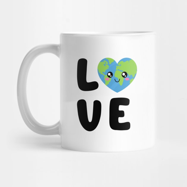 Kawaii Earth - Love Your Mother Earth - Save Our Planet by TempleThread